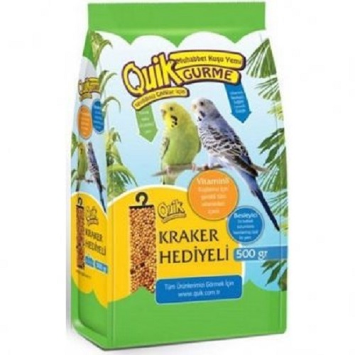 Quik%20Gurme%20Muhabbet%20Kuşu%20Yemi%20500%20G%20+%20Kraker