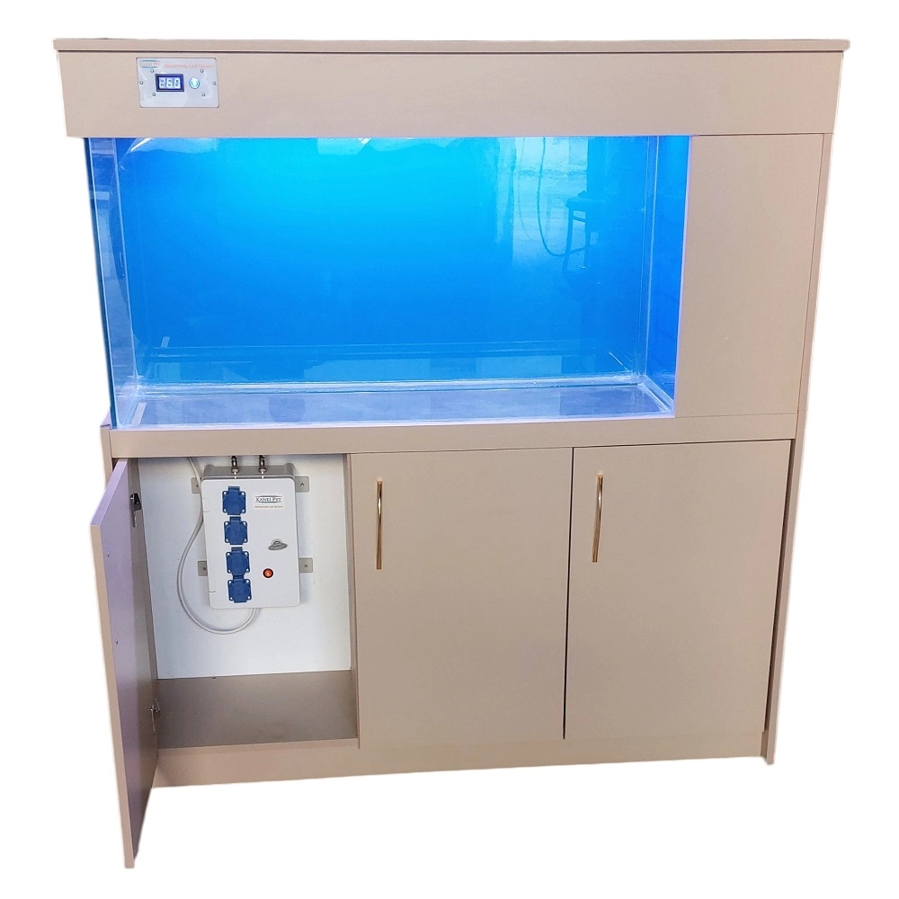 135%20Cm%20Yandan%20sumplı%20Cappuccino%20MDF%20Mobilyalı%20Akvaryum%20kumandalı%20Led%20Aydınlatmalı