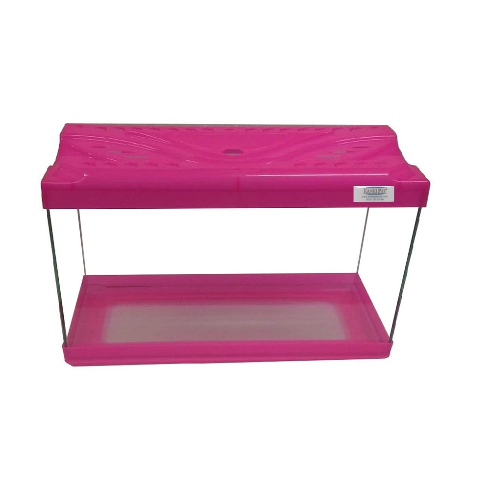 Kanki%20Pet%20KP3518%20Renkli%20Kapak%20Akvaryum%20Pembe%2035%20CM