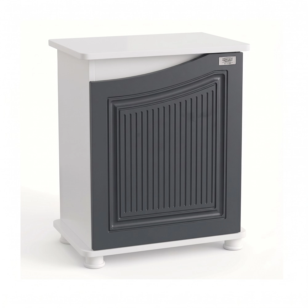 Kanki%20Pet%20West%20Seri%20Akvaryum%20Sehpası%2050x30x69%20cm%20MDF%20-%20WEST5030B-ANT1%20-%20Beyaz/Antrasit