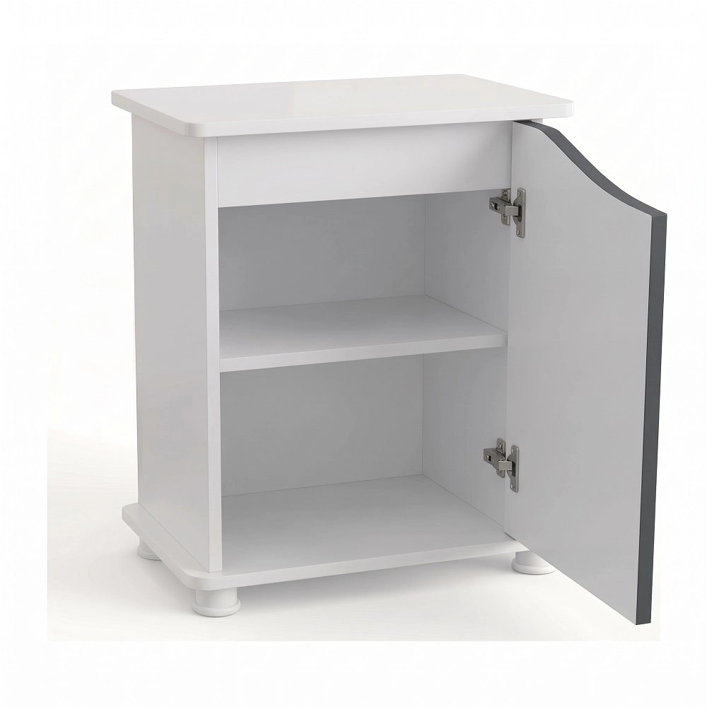 Kanki%20Pet%20West%20Seri%20Akvaryum%20Sehpası%2050x30x69%20cm%20MDF%20-%20WEST5030B-ANT1%20-%20Beyaz/Antrasit