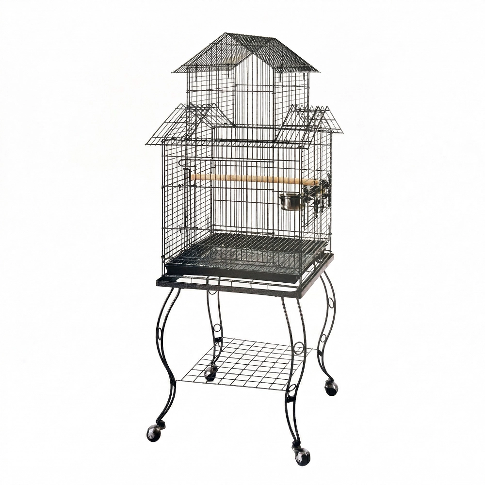 Sehpalı%20Papağan%20Kafesi%20Dövme%20Demir%20(51x51x139%20cm)%20-%20Dayanıklı%20ve%20Estetik%20Tasarım