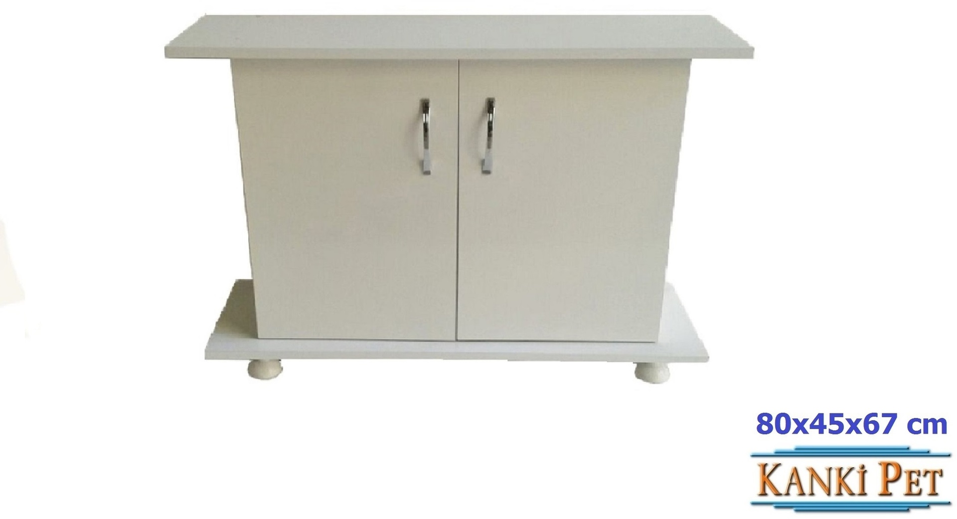 Kanki%20Pet%2080%20Cm%20MDF%20Lüks%20düz%20Akvaryum%20Beyaz%20Sehpa%2080x45x67%20cm