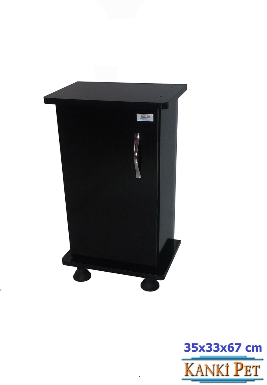 Kanki%20Pet%2035%20Cm%20MDF%20Flex%20İthal%20Akvaryum%20Sehpası%20Siyah%2035x33x67%20Cm