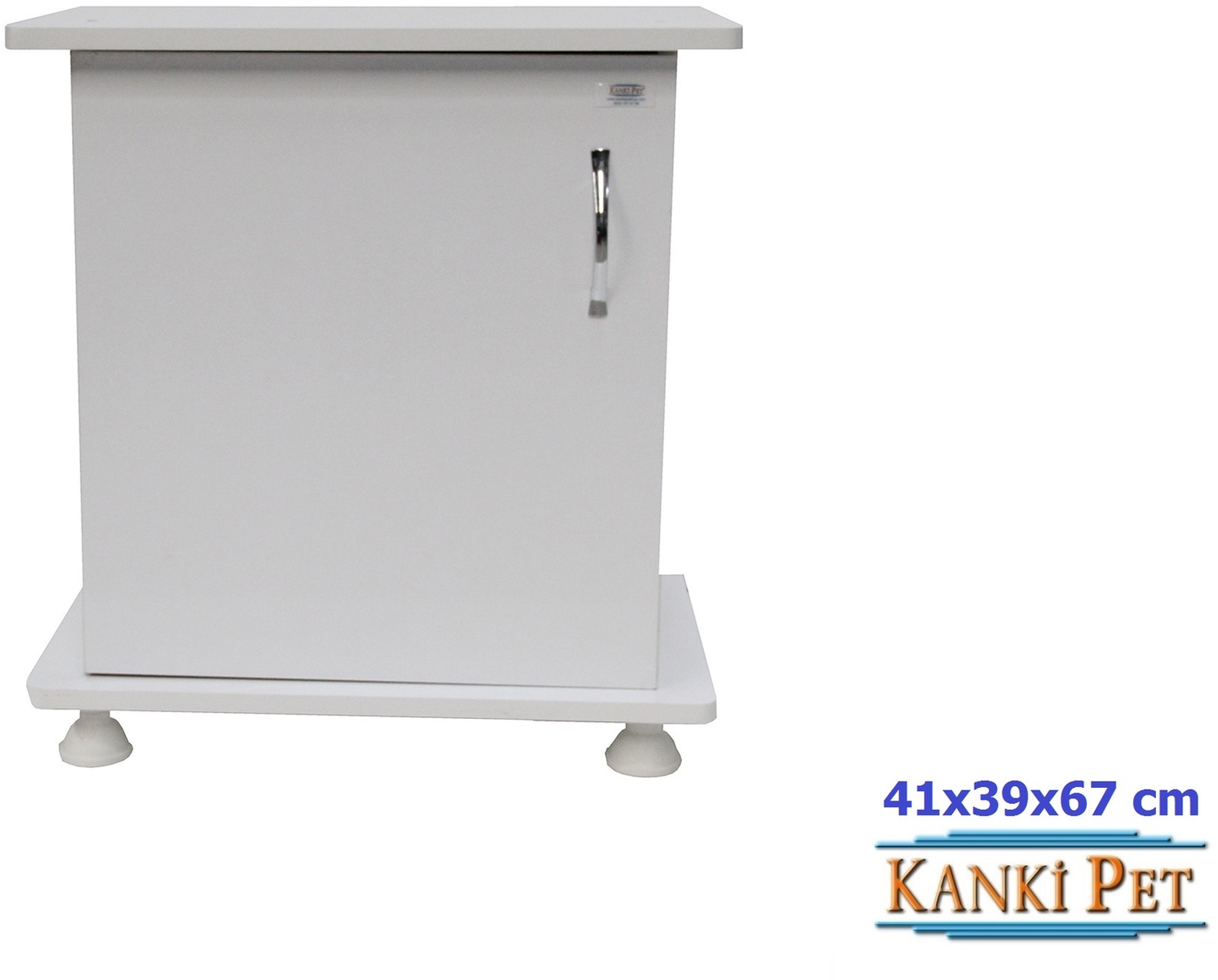 Kanki%20Pet%2041%20Cm%20MDF%20Flex%20İthal%20Akvaryum%20Sehpası%20Beyaz%2041x39x67%20Cm
