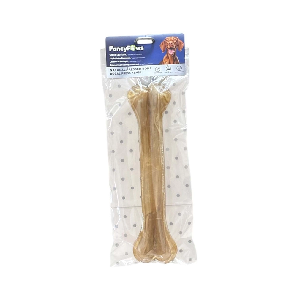 Fancy%20Paws%20Naturel%20Press%20Kemik%2025%20CM%20Jumbo%20Boy%20|%20Köpek%20Diş%20Kaşıma%20ve%20Çiğneme%20Ödülü