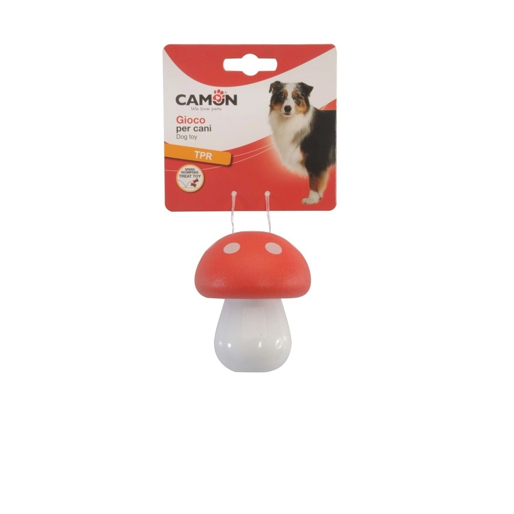 Camon%20TPR%20Ödül%20Hazneli%20Mantar%20Şeklinde%20Dayanıklı%20Köpek%20Oyuncağı%209%20Cm