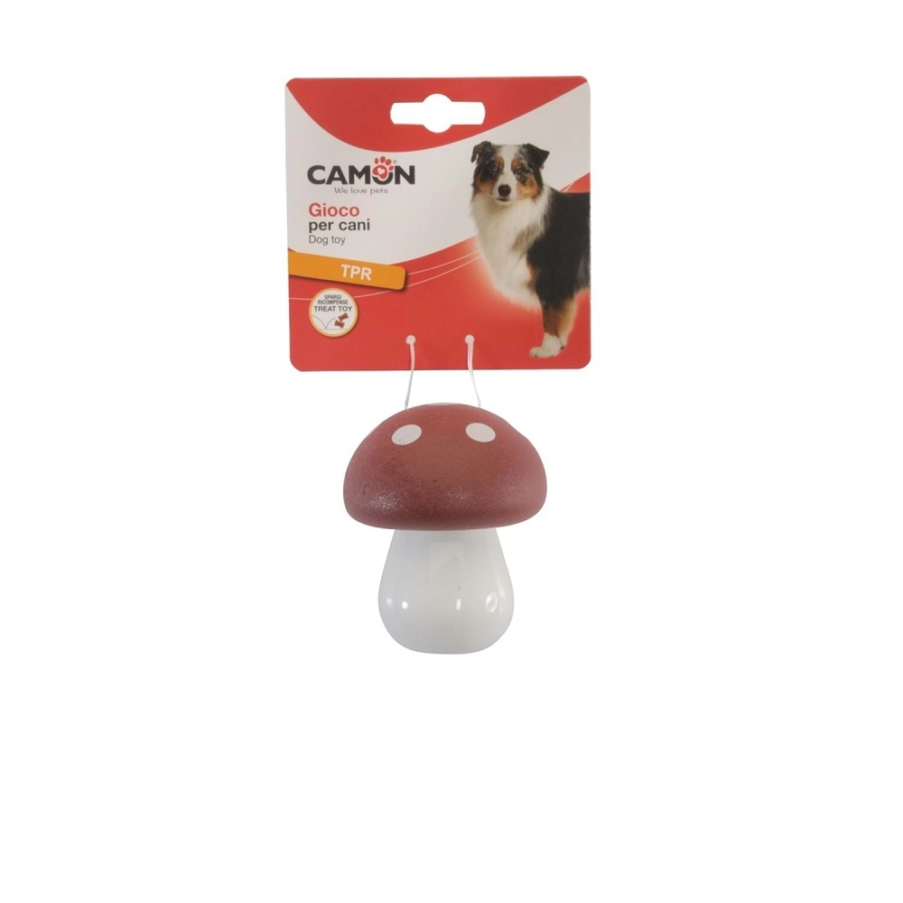 Camon%20TPR%20Ödül%20Hazneli%20Mantar%20Şeklinde%20Dayanıklı%20Köpek%20Oyuncağı%209%20Cm