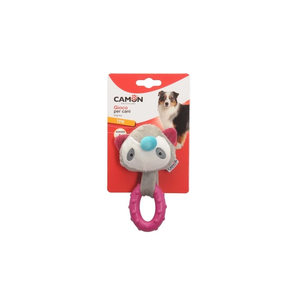 Camon%20Gıcırtılı%20TPR%20ve%20Polyester%20Eğlenceli%20Köpek%20Oyuncağı%2020%20Cm