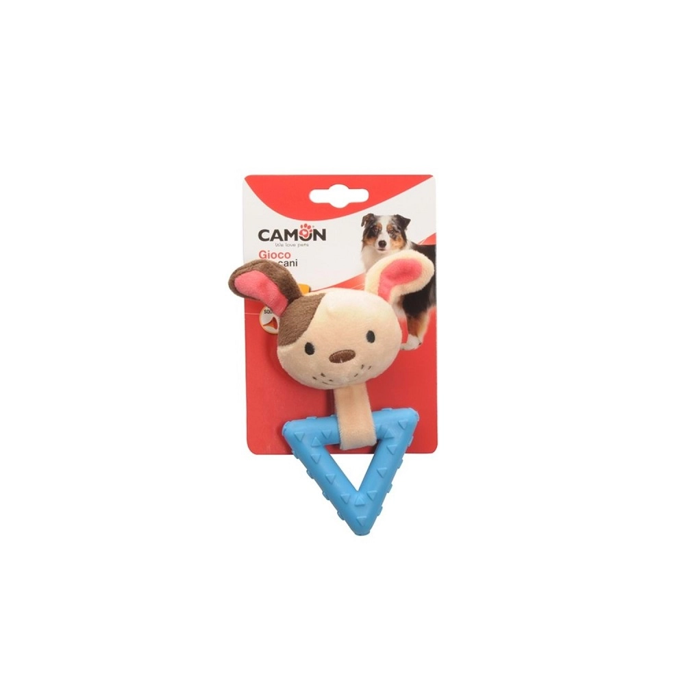 Camon%20Gıcırtılı%20TPR%20ve%20Polyester%20Eğlenceli%20Köpek%20Oyuncağı%2020%20Cm