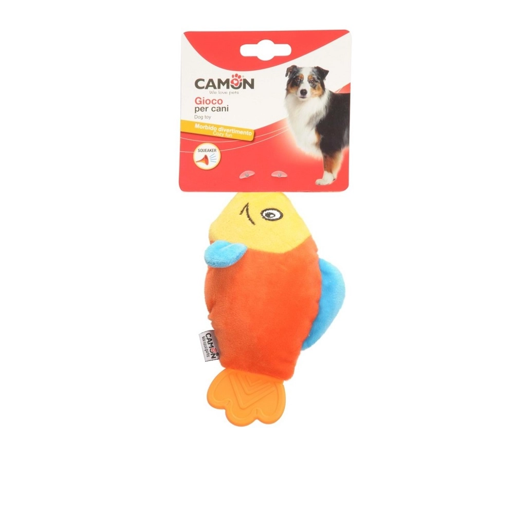 Camon%20Gıcırtılı%20Sesli%20Balık%20Şeklinde%20Eğlenceli%20Polyester%20Köpek%20Oyuncağı%2018%20cm