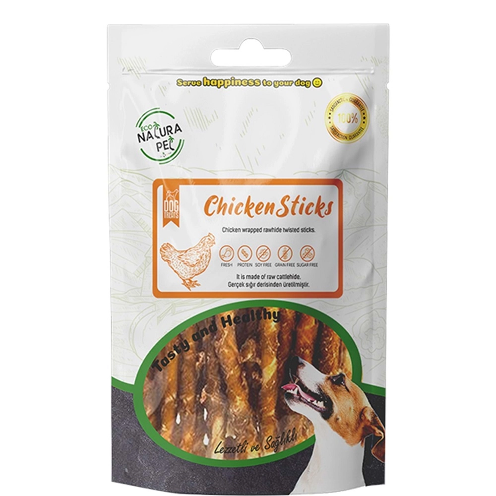 Tavuklu%20Köpek%20Ödül%20Kemiği%2090%20Gr%20|%20Chicken%20Sticks%20|%20Diş%20Temizleyici%20Sığır%20Derili%20Çubuk
