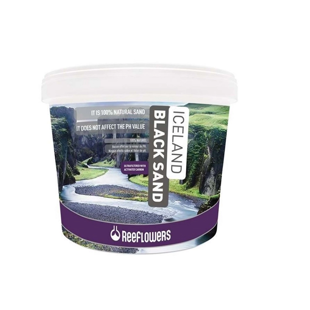 ReeFlowers%20Iceland%20Black%20Sand%20Doğal%20Siyah%20Akvaryum%20Kumu%2025%20Kg%203-5%20mm