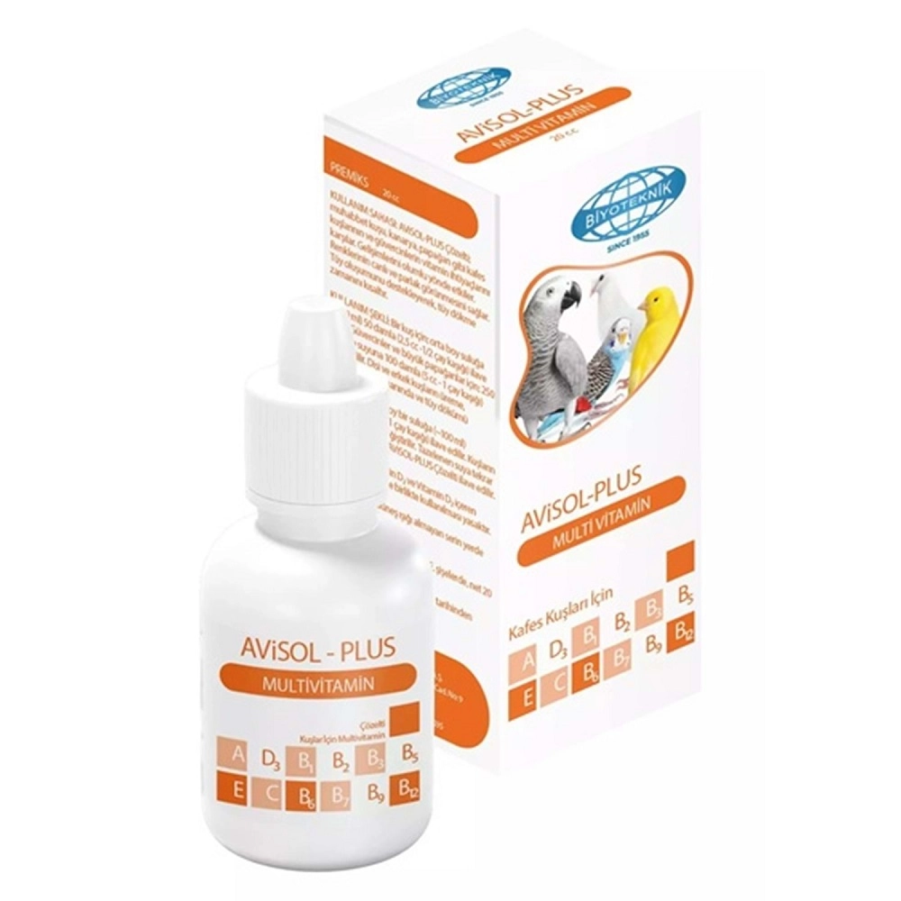 Avisol%20Plus%2020%20Ml%20Kuş%20Vitamini%20Biyoteknik%20Multivitamin%20Tüy%20Dökümü%20Üreme%20Desteği