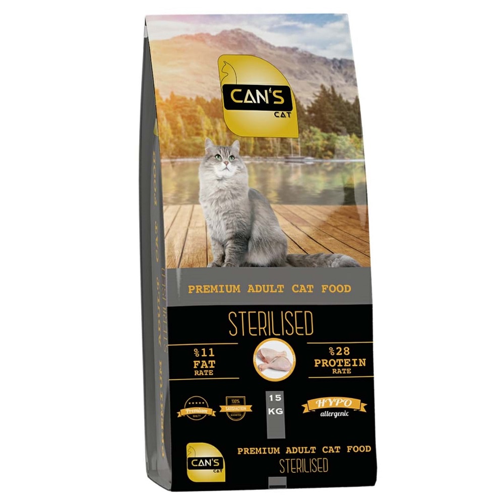 Cans%20Cat%20Steril%20Kısırlaştırılmış%20Yetişkin%20Kedi%20Maması%2015%20Kg