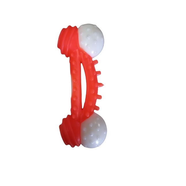 Dental%20Topuzlu%20Büyük%20Kemik%20Köpek%20Oyuncağı%20Diş%20Kaşıyıcı%20Turuncu%2016x7%20cm