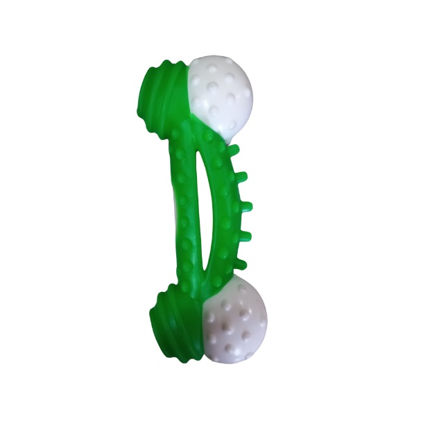Dental%20Topuzlu%20Büyük%20Kemik%20Köpek%20Oyuncağı%20Diş%20Kaşıyıcı%20Plastik%20Yeşil%2016x7%20cm