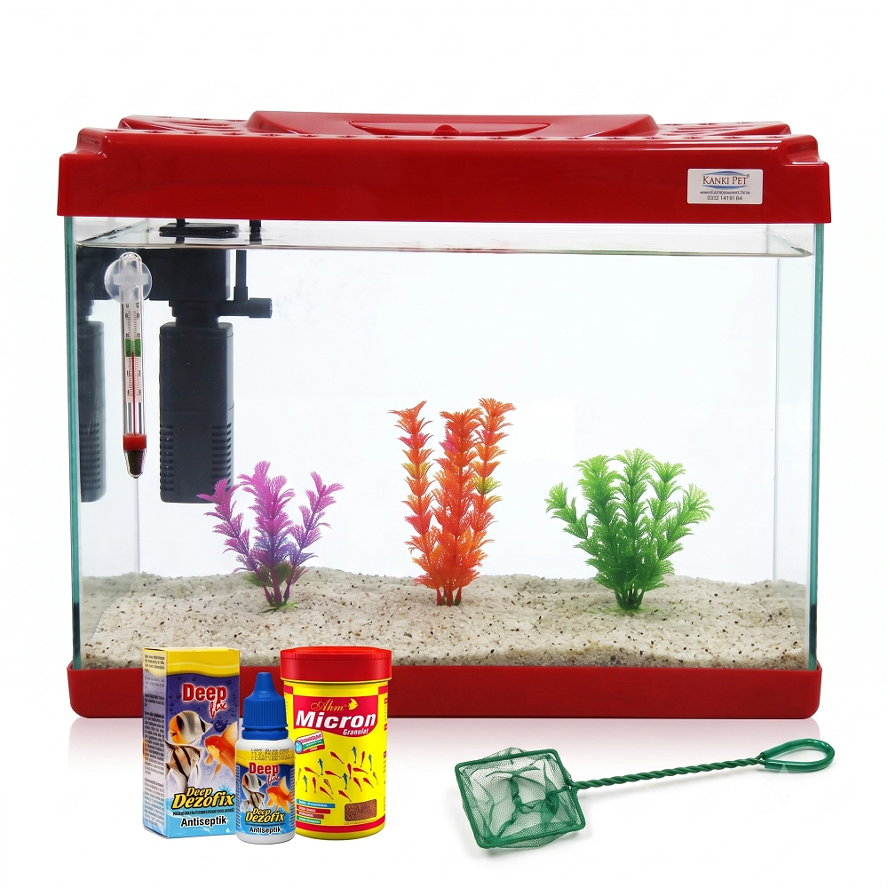 Kanki%20Pet%20KP5018%2050%20cm%20Hazır%20Set%20Akvaryum%2026%20Litre%20Kırmızı%20Full%20Ekipman