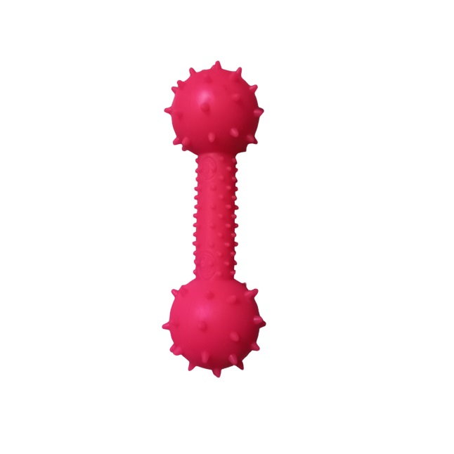 Plastik%20Kaval%20Kemik%20Toplu%20Köpek%20Oyuncağı%20Diş%20Kaşıyıcı%20Pembe%2015x5%20cm