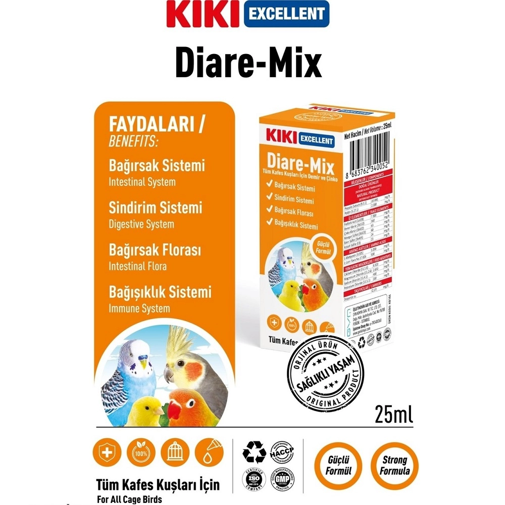 Kiki%20Excellent%20Kuş%20Diare-Mix%2025%20Ml.