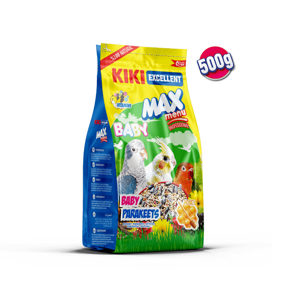 KIKI%20Excellent%20Kuş%20Max%20Menu%20Baby%20Paraket%20–%20Yavru%20Paraket%20Kuşu%20Yemi%20500gr