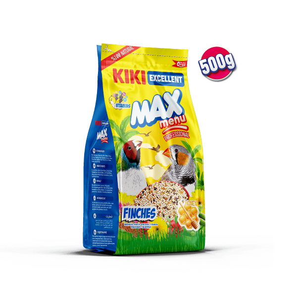 KIKI%20Excellent%20Kuş%20Max%20Menu%20Finches%20Tropikal%20Finç%20Yemi%20500gr