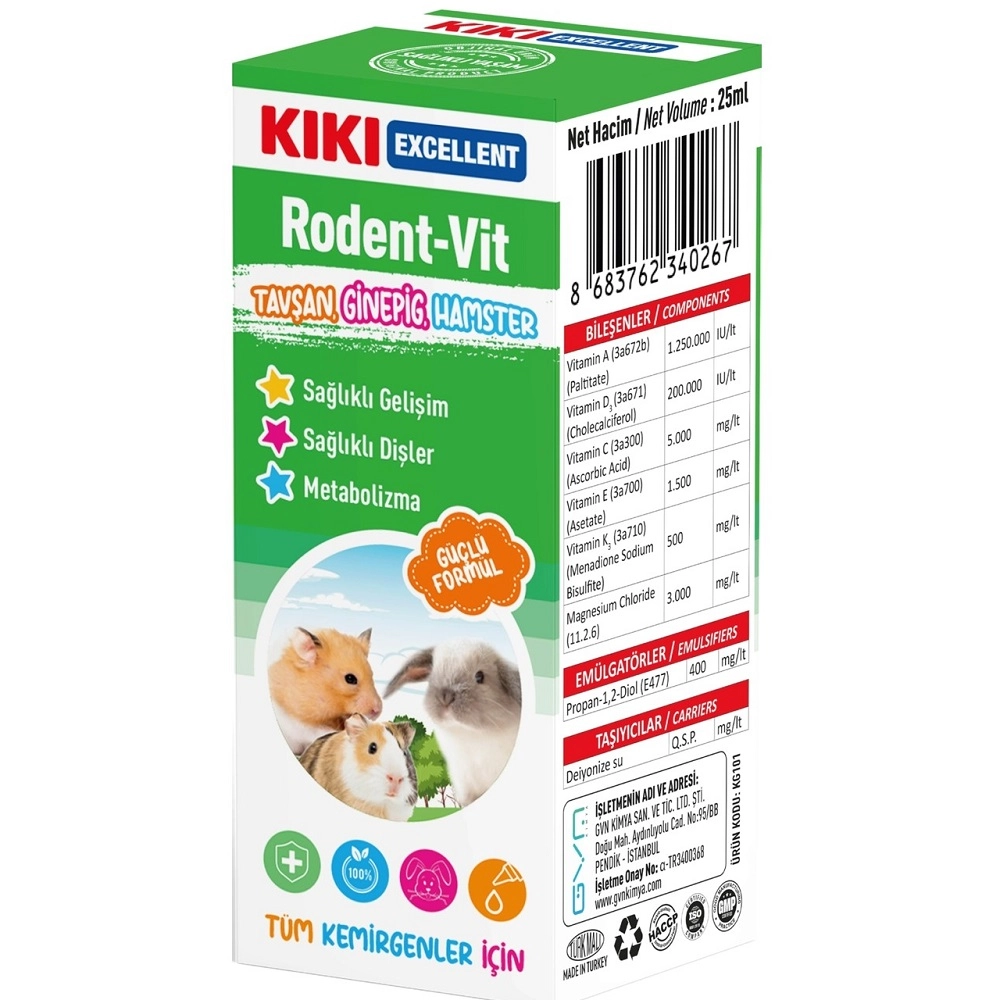 Kiki%20Excellent%20Rodent-Vit%20Kemirgenler%20İçin%2025%20ml