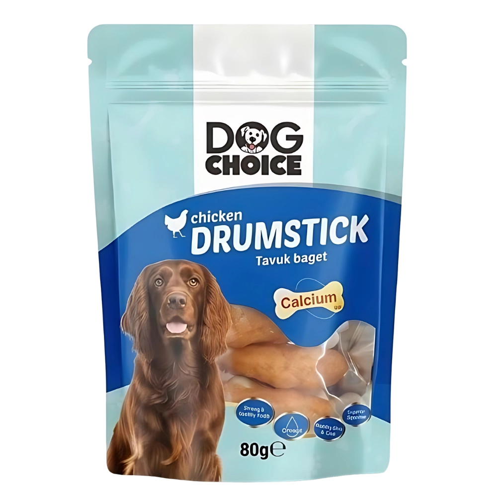 Dog%20Choice%20Kalsiyumlu%20Tavuk%20Etli%20Baget%20Köpek%20Ödül%20Maması%2080g