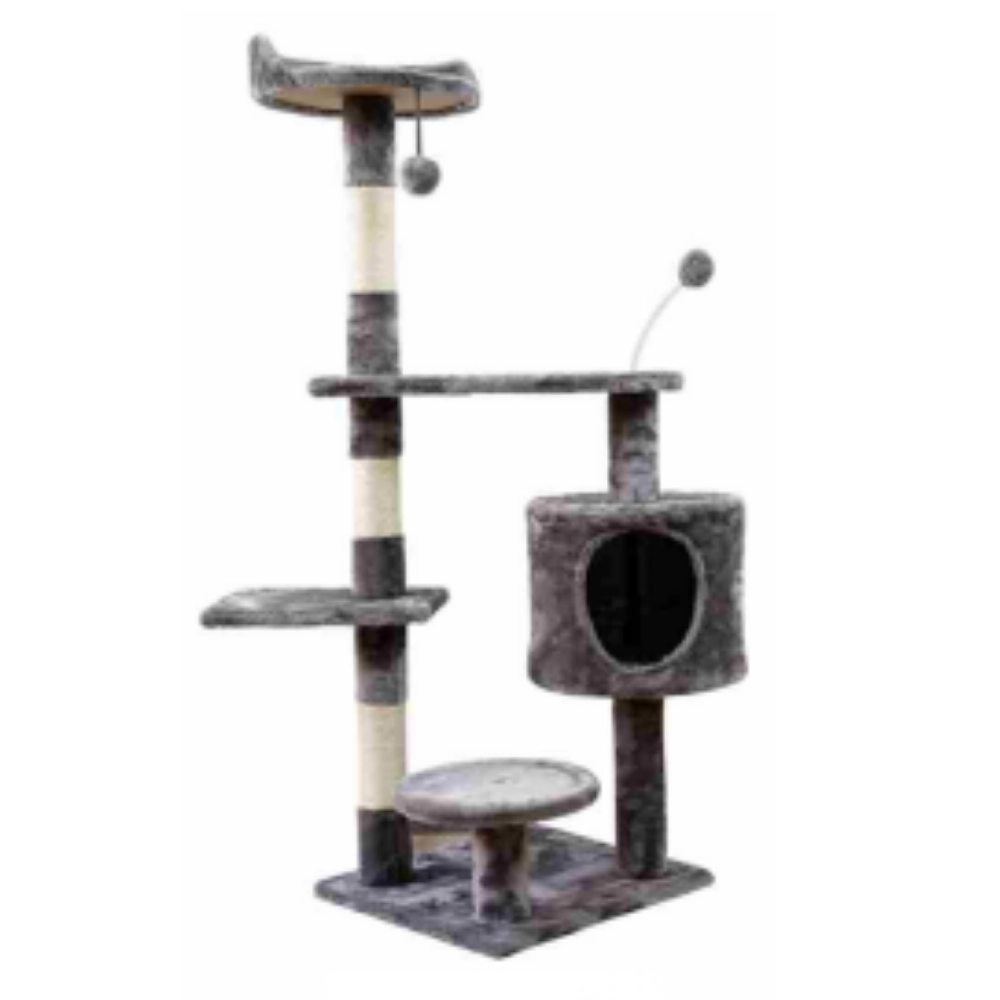 SENYE%20Kedi%20Tırmalama%20Tahtası%2040x40x112%20cm%20Peluş%20Kaplamalı%20Demonte%20Kedi%20Kulesi