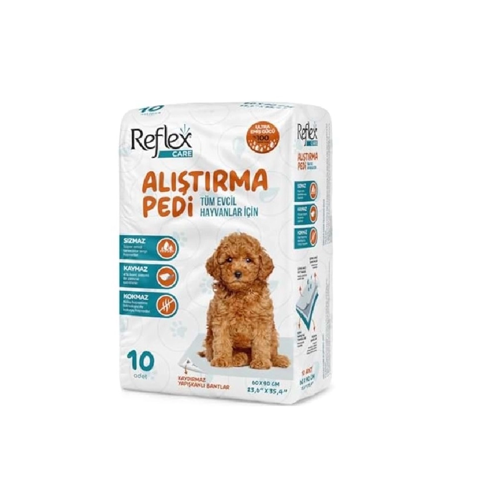 REFLEX%20CARE%20Alıştırma%20Pedi%2060x90%20cm%2010’lu,%20Köpek%20Tuvalet%20Eğitim%20Pedi