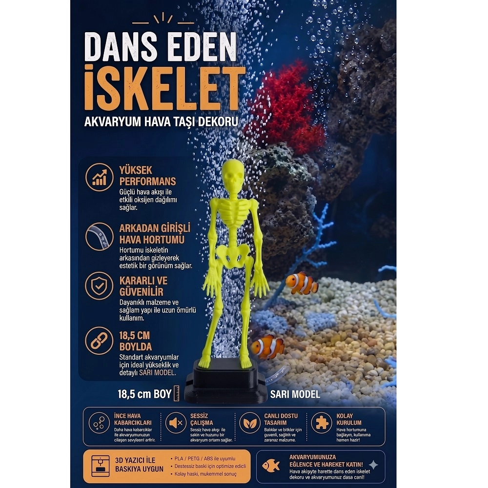 3D%20Baskı%20Sarı%20Dans%20Eden%20İskelet%20Akvaryum%20Hava%20Taşı%2018,5%20cm