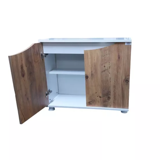 Kanki Pet 80 Cm MDF KP8045FAC Flex Atlantik Çam Kapaklı Akvaryum Sehpası 80x45x69 cm