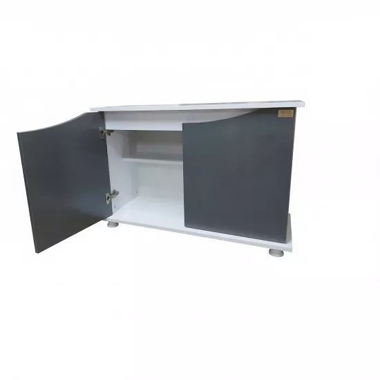 Kanki Pet 100 Cm MDF KP10001ANT Flex Antrasit Kapaklı Akvaryum Sehpası 100x31x69 cm