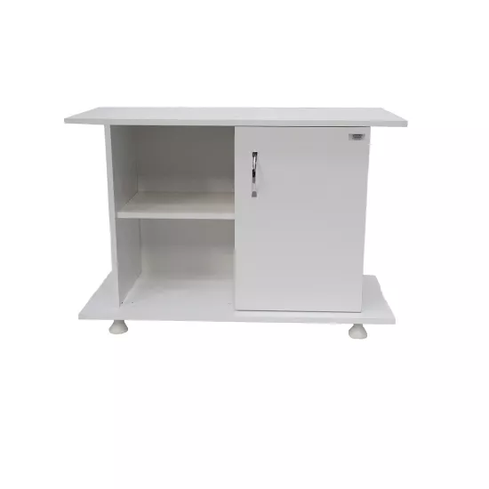 Kanki Pet MDF düz Akvaryum Beyaz Sehpa 100 x 40 x 67 Cm