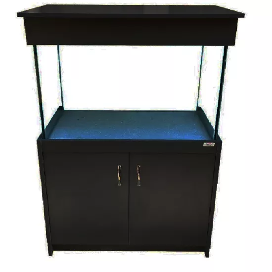 Kanki Pet 100 Cm Mobilyalı Lüks Akvaryum MDF Siyah