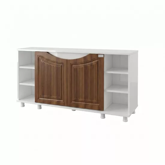 Kanki Pet 120 Cm WESTERN 12040-BCV1 MDF Akvaryum Beyaz Sehpa 120X40X69