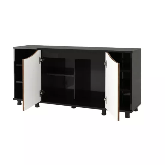 Kanki Pet 150x40 Akvaryum Sehpası WESTERN 15040-SYH2 Siyah Ceviz