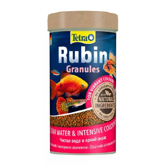 Tetra Rubin Granules Granül Renk Güçlendirici Balık Yemi - 250ML