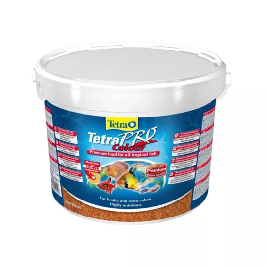 Tetra Pro Colour Renklendirici Tropikal Balık Yemi - 10LT