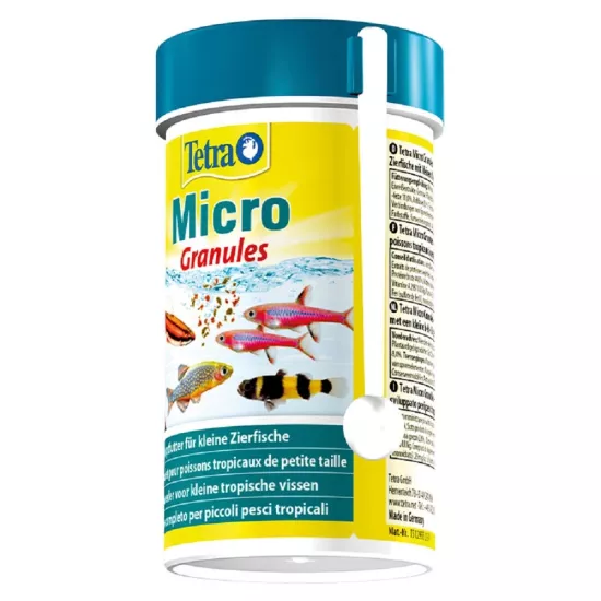 Tetra Micro Granules Granül Mikro Tropikal Balık Yemi - 100ML
