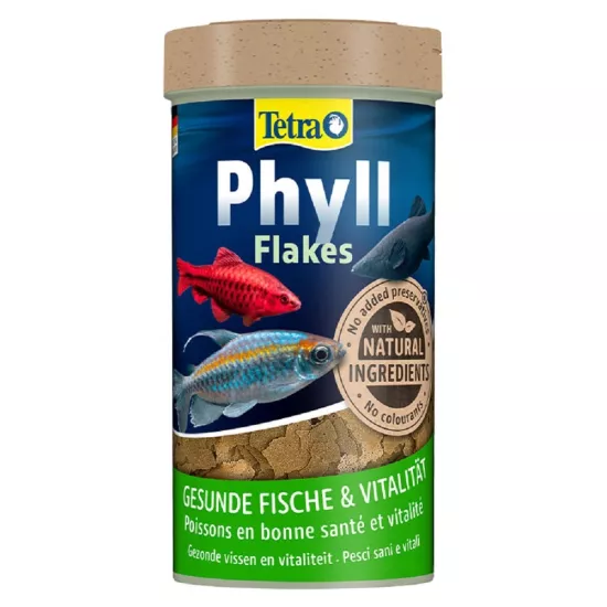 Tetra Phyll Flakes Bitkisel Tropikal Balık Yemi - 250ML