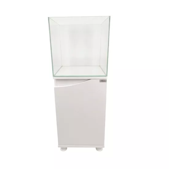 Kanki Pet 40 cm Ultra Clear Nano Flex Mobilyalı Beyaz Akvaryum 64 L