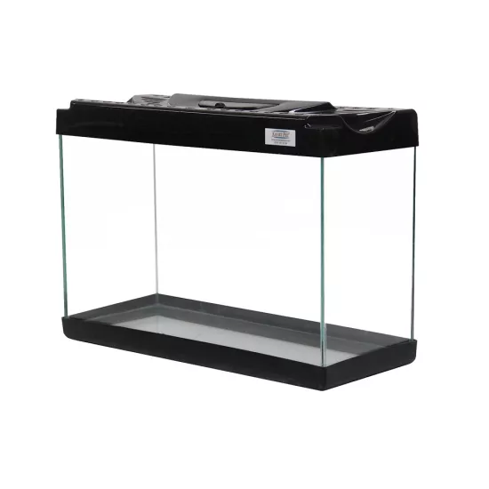 Kanki Pet KP3018 Renkli Kapak Mini Akvaryum Siyah 30 CM