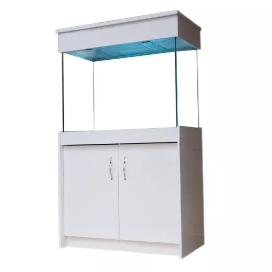 Kanki Pet 80 Cm Mobilyalı Lüks Akvaryum MDF Beyaz
