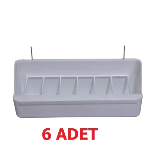 Uzun Beyaz Yemlik 6 Gözlü 6 Adet