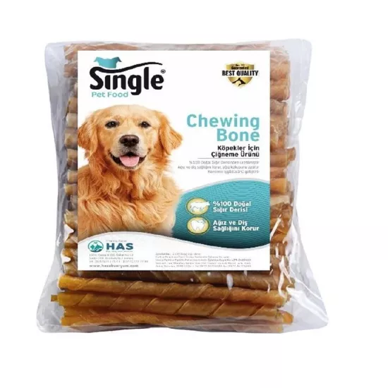 SİNGLE BURGU ÇUBUK 12 CM 6 GR 100LÜ NATUREL