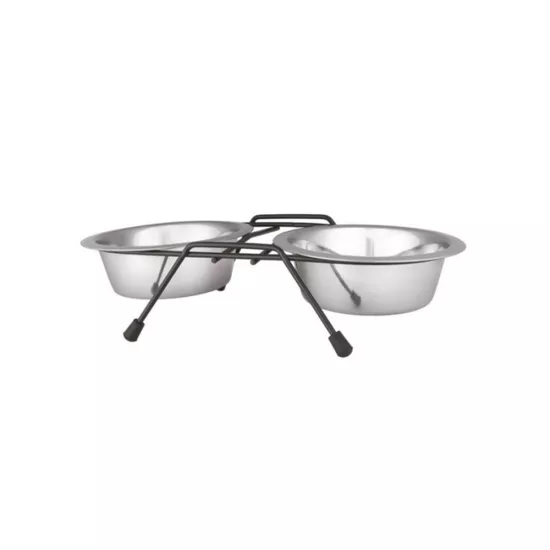 DDWF2BCP-1/2 Pt Ayaklı İkili Metal M.Kabı ø11,5 Cm