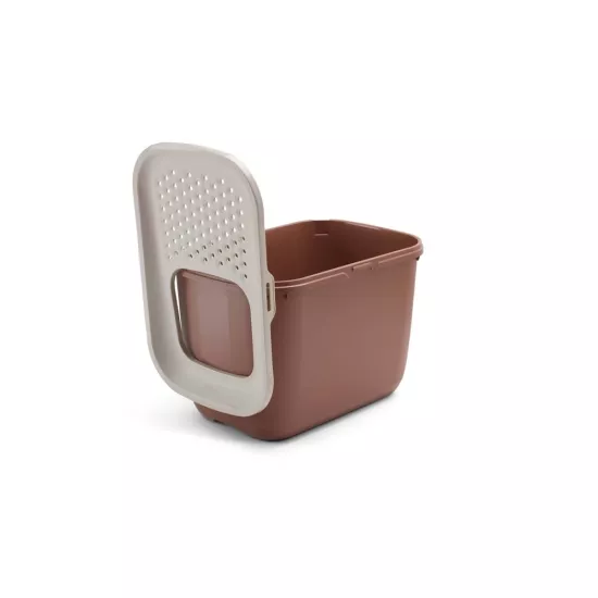 Savic Hop In | Üst Girişli Kedi Tuvaleti – Toskana Kırmızısı