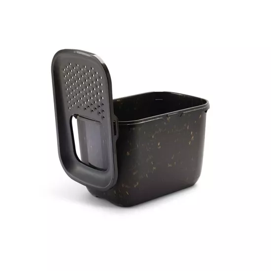 Savic Hop In Marble | Şık Üstten Girişli Kedi Kumu Kabı – Mermer Siyah Altın