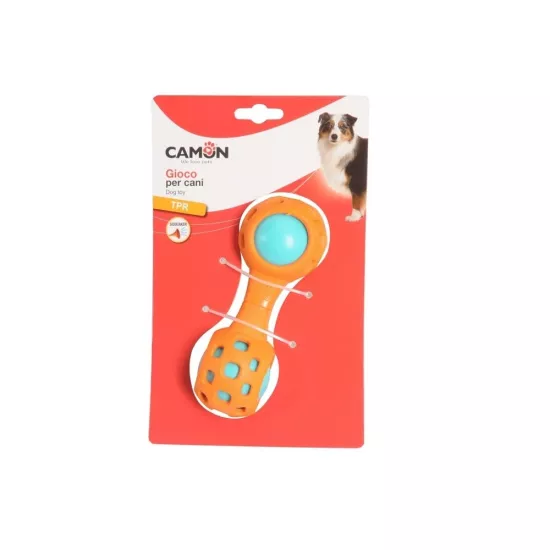 Camon TPR Gıcırtılı Bilyalı Köpek Kemiği 16 Cm